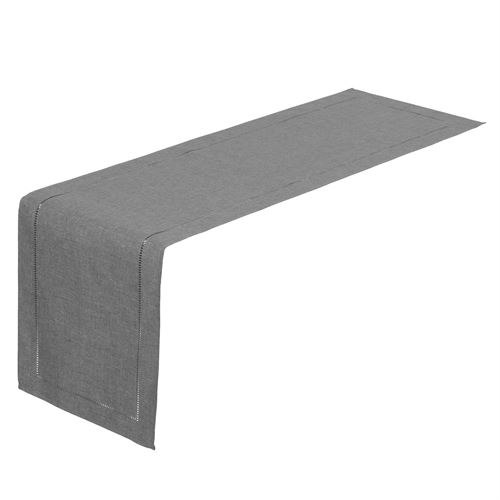 123273 CORREDOR TABELA LOVING POLIESTER CINZA 150X41X0,20CM