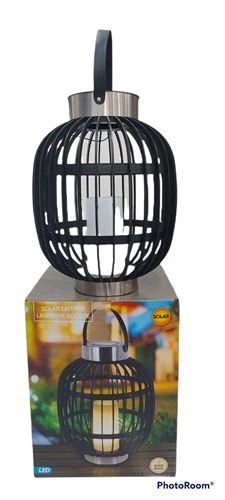 512000730 LANTERNA SOLAR PRETO