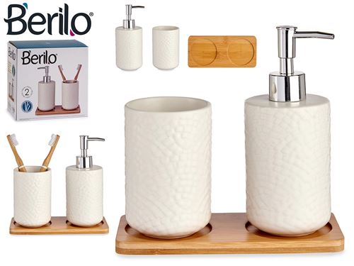 CONJUNTO WC CERAMICA/BAMBU