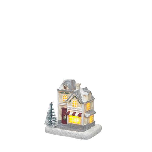 81829 CASA POLIRESINA COM LED C 11,50 L 8,00 A 11,00