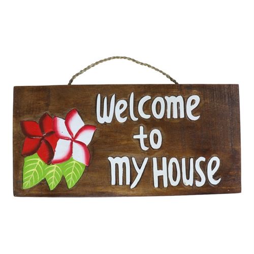 191638 CARTEL WELCOME 40X20X1,5CM