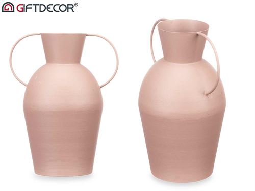 90908 JARRA AÇO DECORATIVO CASTANHO CLARO 29CM