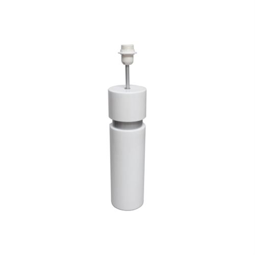 20925416 BASE CERAMICA  BRANCA7PRATA 12X56CM CERAMICA C/METAL