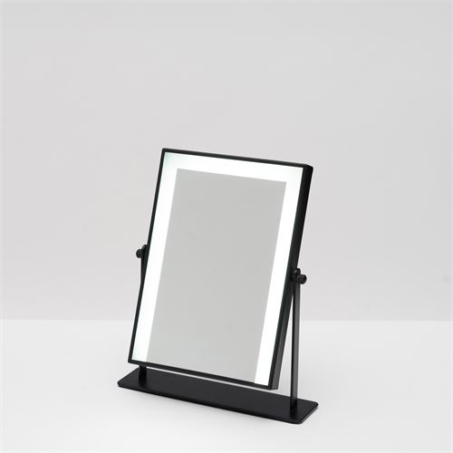 804916 ESPELHO VANITY COM LUZ LED METAL PRETO 24 X 6 X 29 CM