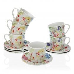 Venda Melhor & Compre Bem - SET 6 CHAVENAS CAFE PORCELANA BRANCA C/ PRATO  200ML