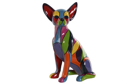 FIGURA RESINA 17X11X25CM CHIHUAHUA