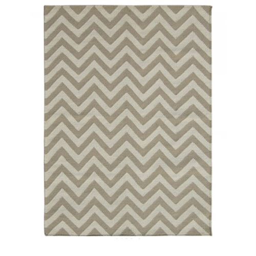 79731 CARPETE CHEVRON 170X240 CMS BEJE