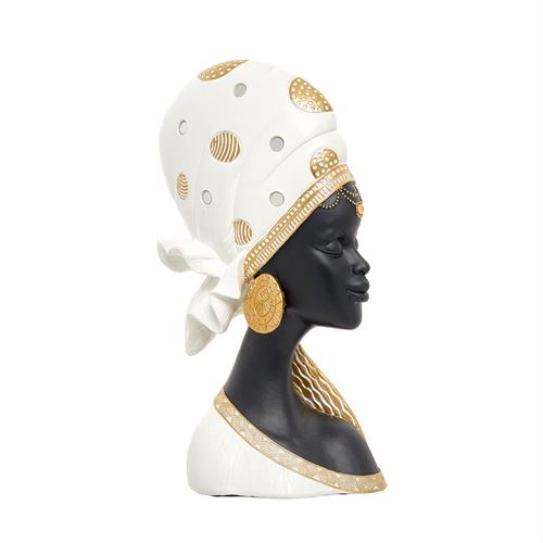 86548 POLIRESINA - BUSTO AFRICANA C 18,00 L 10,50 A 33,00