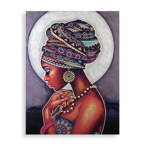 TELA DECORATIVA AFRICANA 90X120CM