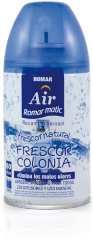 AMBIENTADOR SPRAY RECARGA FRESCOR COLONIA 250ML