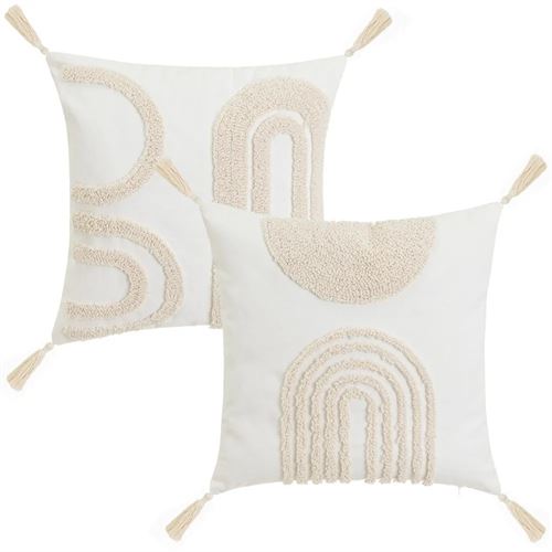 805437 ALMOFADA TAN POLI ALGODÃO 45 X 45 CM 2 MODELOS