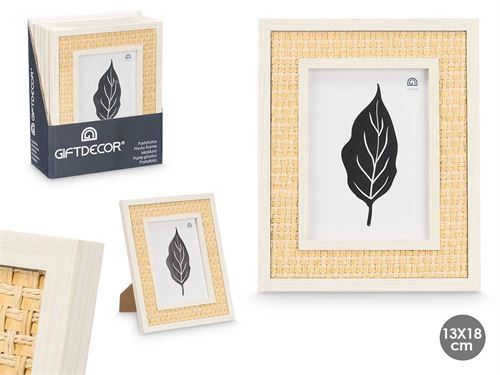 60934 MOLDURA COR NATURAL CORDA 13X18CM