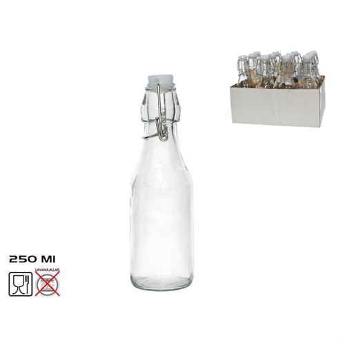 216478 GARRAFA DE VIDRO 250ML DUBLIN