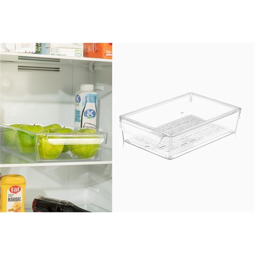 P234392151 CAIXA ALIMENTOS ACRILICO 00830 C/TAMPA 20x32.5x7cm