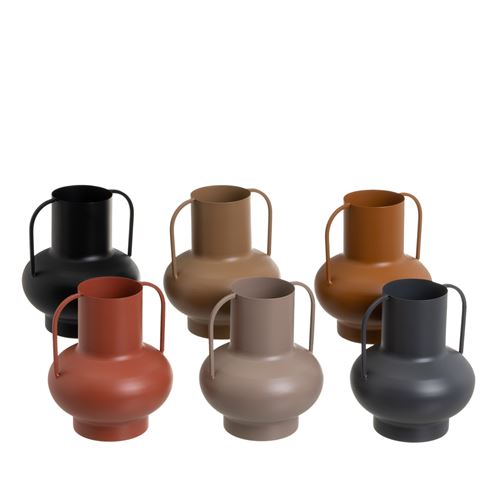 804214 POTE METAL 6 CORES 13 X 13 X 15 CM