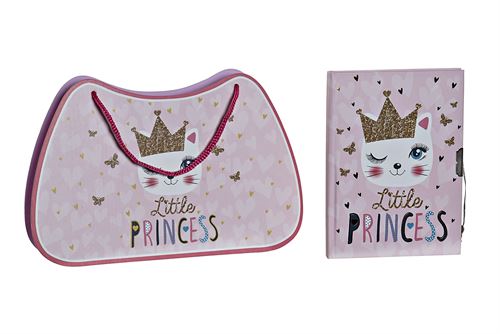 LP-172809 DIARIO C/ PAPEL 27X4,3X17,5 LITTLE PRINCESS