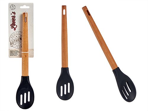 81167 COLHER SILICONE PEGA MDF 30CM