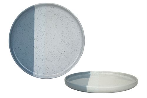 ASSIGE005 PRATO RASO GEO 27CM BLUE GRES