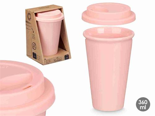 10982 COPO CERAMICA TAMPA SILICONE 360ML