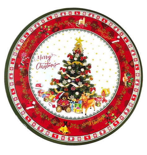 63080 PRATO MARCADOR NATAL 40CM
