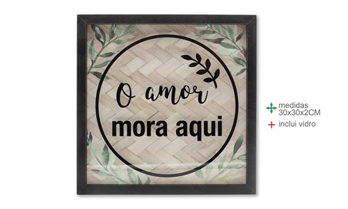 BD-78292 QUADRO MDF 30X2X30CM