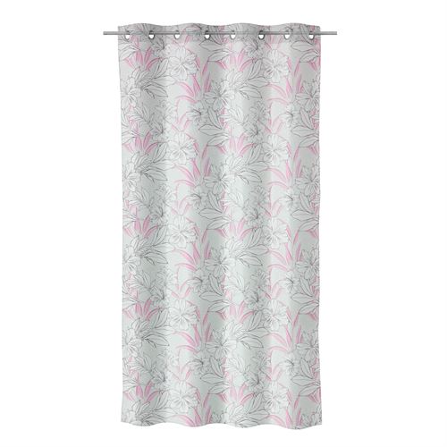 CORTINADO FLAT FABRIC SLUB LILY ROSA 140X260CM POLIESTER