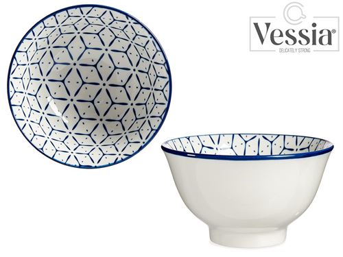 87240 TIGELA CERAMICA GREGO AZUL 16CM