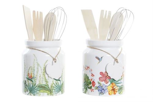 PC-192933 RECIPIENTE UTENSILIOS SET 5 DOLOMITE 12X12X25 1 L