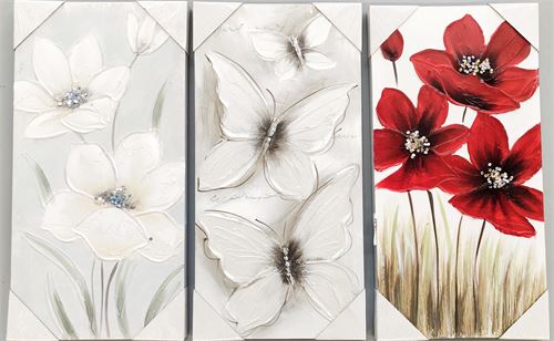 TELA DECORATIVA 30X60X3CM