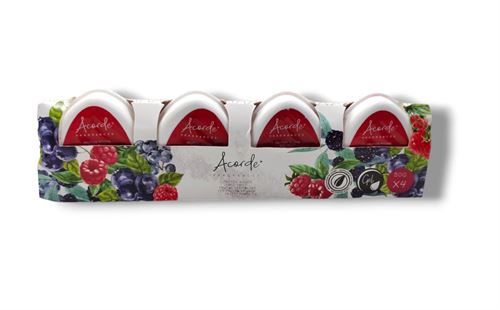 18846 AMBIENTADOR MINI X4 FRUTOS VERMELHOR 50GR
