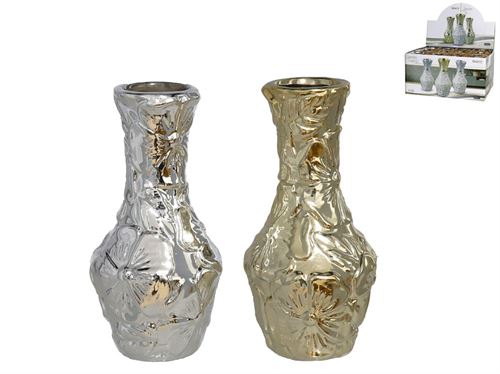 101248 JARRA CERAMICA DECORATIVA 6,5X6,5X15