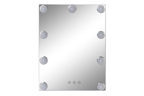 PB-187763 ESPEJO LED CRISTAL 29,4X4,3X38 TACTIL BLANCO