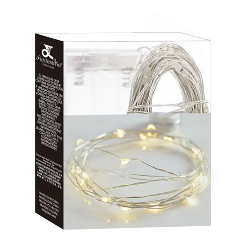 LUZ NATAL 50LED BRANCO QUENTE