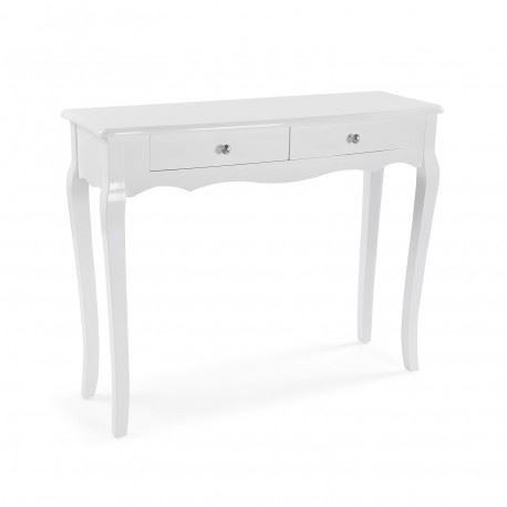 MESA BLANCA CAGLIARI GRANDE 100X35X80CM