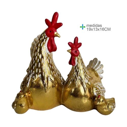 GR-78635 GALINHA RESINA 19X13X16CM