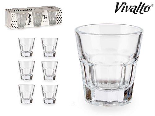 84036 COPO VIDRO PK6 40ML