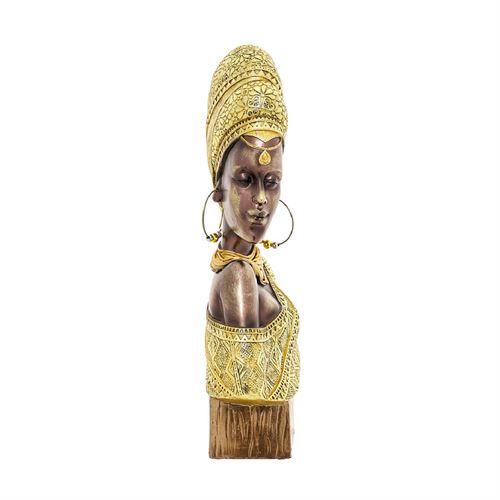 POLIRESINA - BUSTO AFRICANO C 18,00 L 9,00 A 41,50