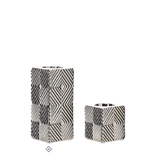 28667 CERÂMICA DECORATIVA - CASTIÇAL C 7,00 L 7,00 A 17,00