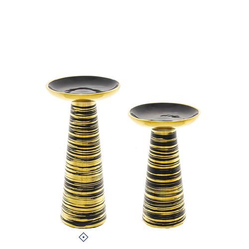 28616 CERÂMICA DECORATIVA - CASTIÇAL C 13,00 L 13,00 A 25,00