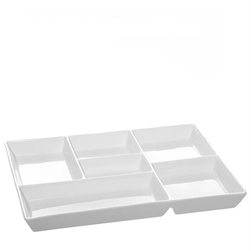 23473 TAÇA EM PORCELANA - 6 SECÇÕES C 29,00 L 22,00 A 3,00