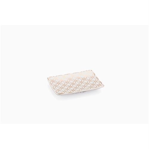 P094384026 SABONETEIRA B4218A-4 BRANCO 13X9X1,5CM