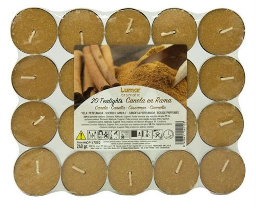 VELA PK20 TEALIGHTS CITRONELA