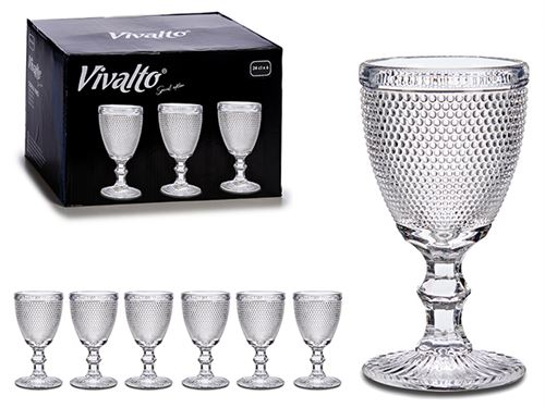 COPOS VIDRO 24CL SET6