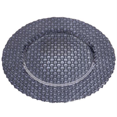87050 PRATO MARCADOR VIDRO AZUL 33 CM