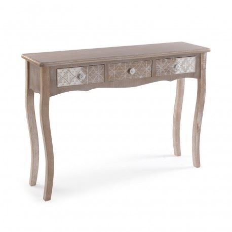 21530103 CONSOLA MDF 3 GAVETAS LYRA 110X30X78