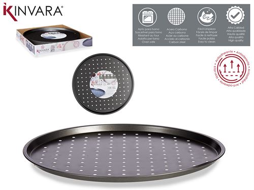 81205 BANDEJA PIZZA FORNO 33 x 33 x 1 cm.