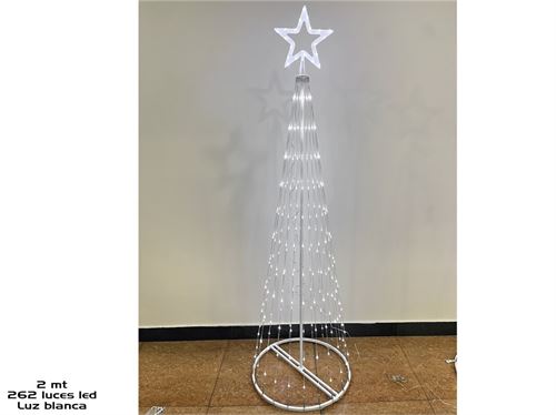 9461 CONE CORTINA 262LED BR FRIO 2MT