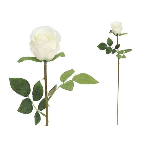 HASTE ROSA CAPULLO -65CM BRANCO