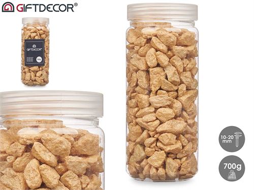 92513 FRASCO PEDRAS 10/20MM METALIZADA 700G