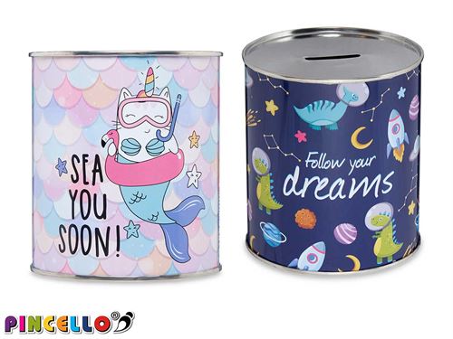 MEALHEIRO METAL 1K KIDS DREAMS 10 x 10 x 12 cm.